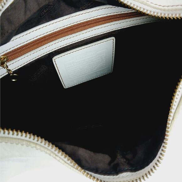 Coach VTG Legacy West Zoe Shoulder Bag Cream/Brown K2W-9342 October 2002 Y2K - Picture 7 of 10